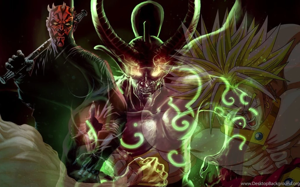 Illidan   Broly   Dark Maul [Wallpaper] By DragonLaBelette On ...
