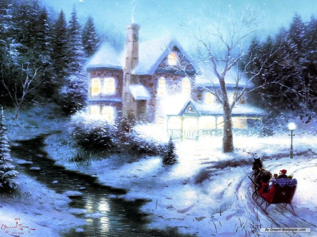 Free Wallpapers Free Nature Wallpapers Thomas Kinkade Wallpapers ...