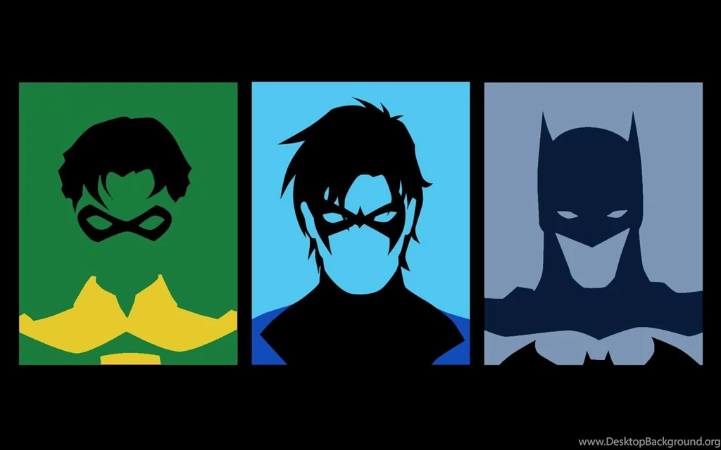 BATMAN ROBIN NIGHTWING WALLPAPER (