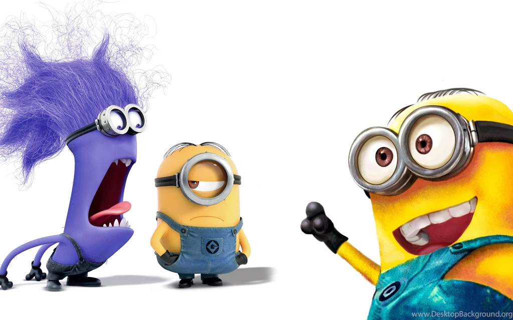 Evil Minion Purple Minion Desktop Wallpapers