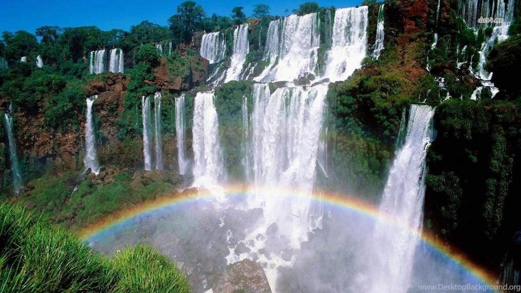 Rainbow Waterfall Hd