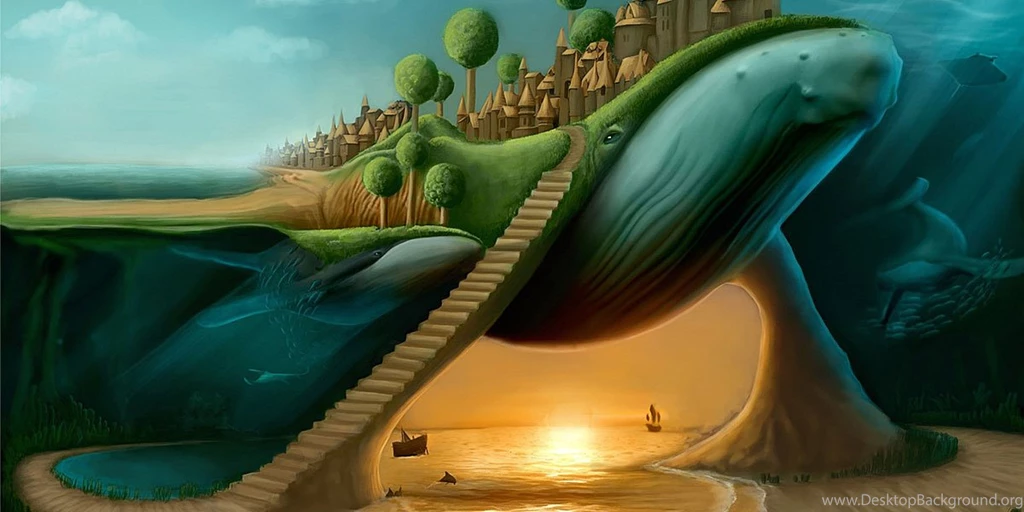 Surreal Stairways Twitter Cover & Twitter Backgrounds