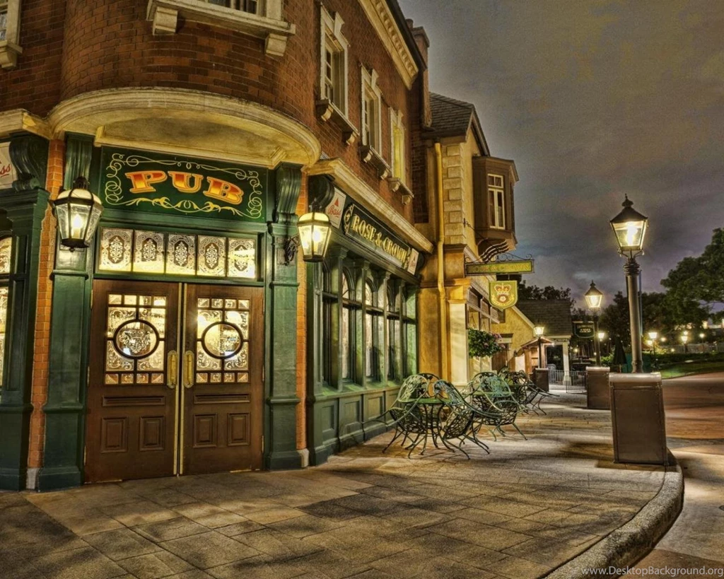 ROSE CROWN PUB AT CLOSING HDR WALLPAPER (