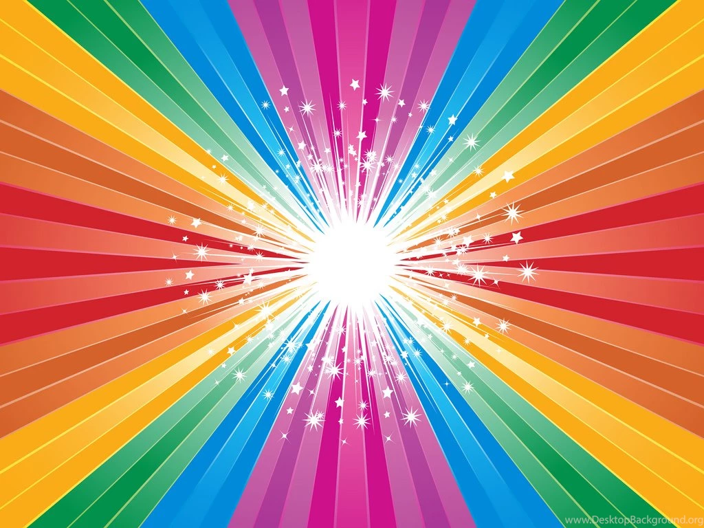 Star Burst PPT Background, Brightly Coloured Red Star Burst Ppt ...