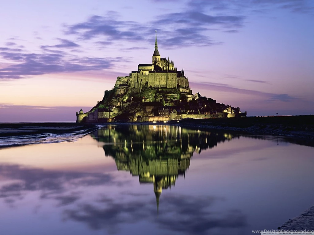 Mont Saint Michel, Normandy, France HD Desktop Wallpapers ...