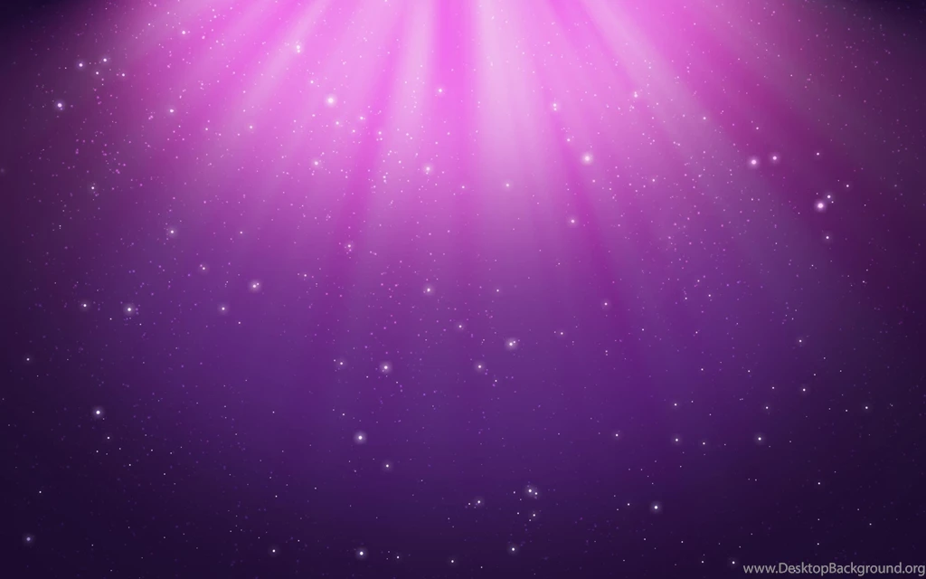 Purple Stars In Space