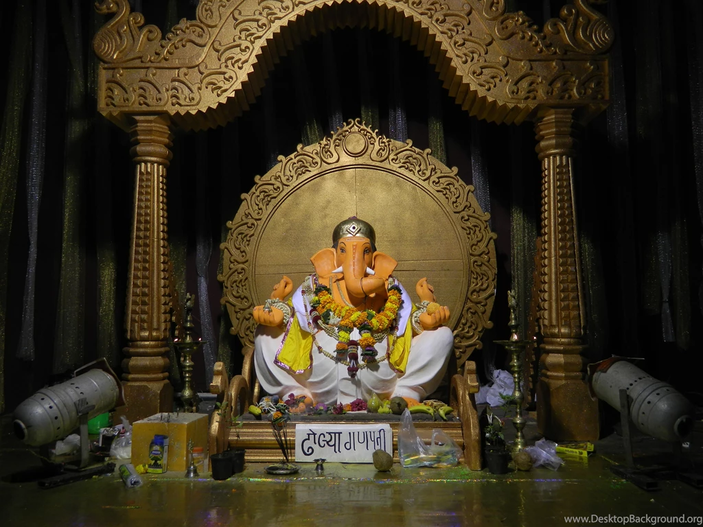 Full View And Download Dholya Ganpati Wallpapers
