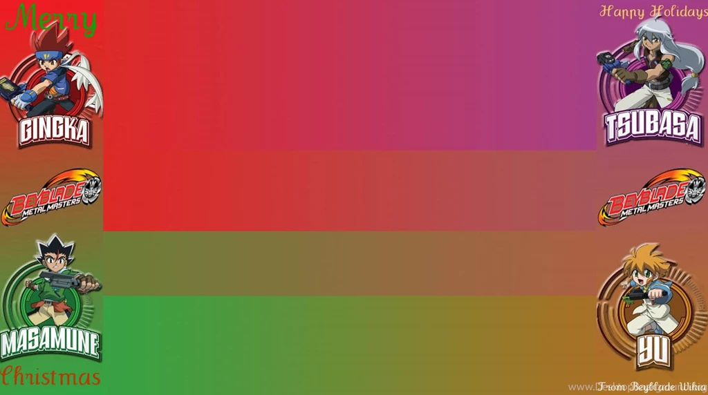 Image   Beyblade Wiki Holiday Wallpaper.jpg   Beyblade Wiki   Wikia