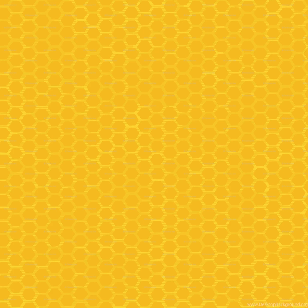 Beehive Yellow Wallpapers Friztin Spoonflower
