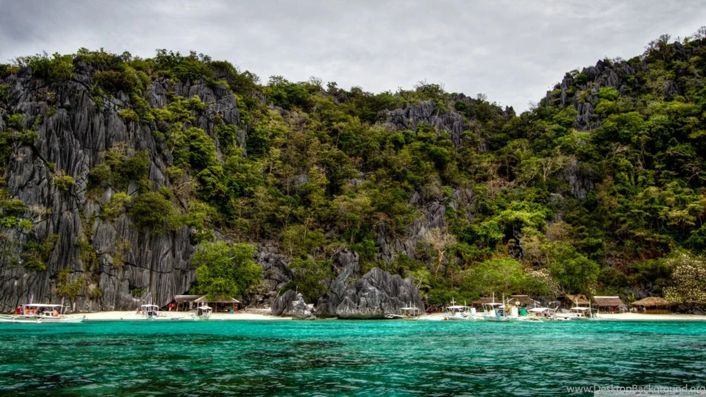 Beach, Palawan, Philippines HD Desktop Wallpapers : Widescreen ...