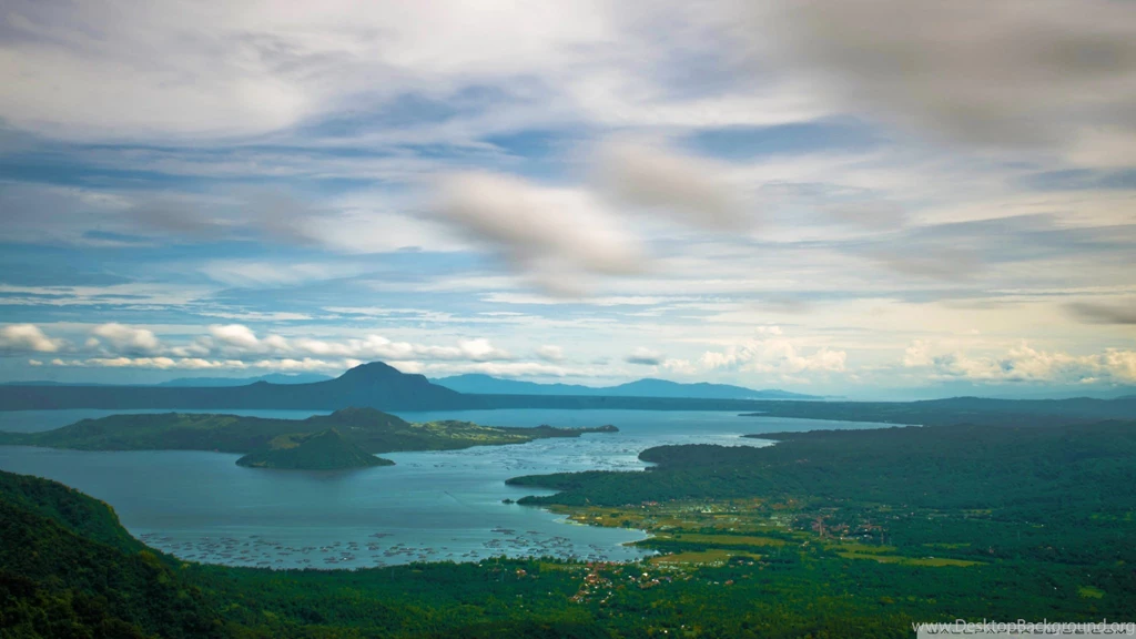 Taal Volcano, Island Of Luzon, Philippines HD Desktop Wallpapers ...