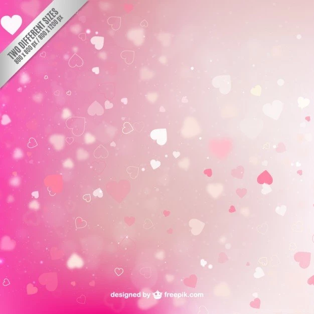 Pink Bokeh Valentines Day Backgrounds Vector
