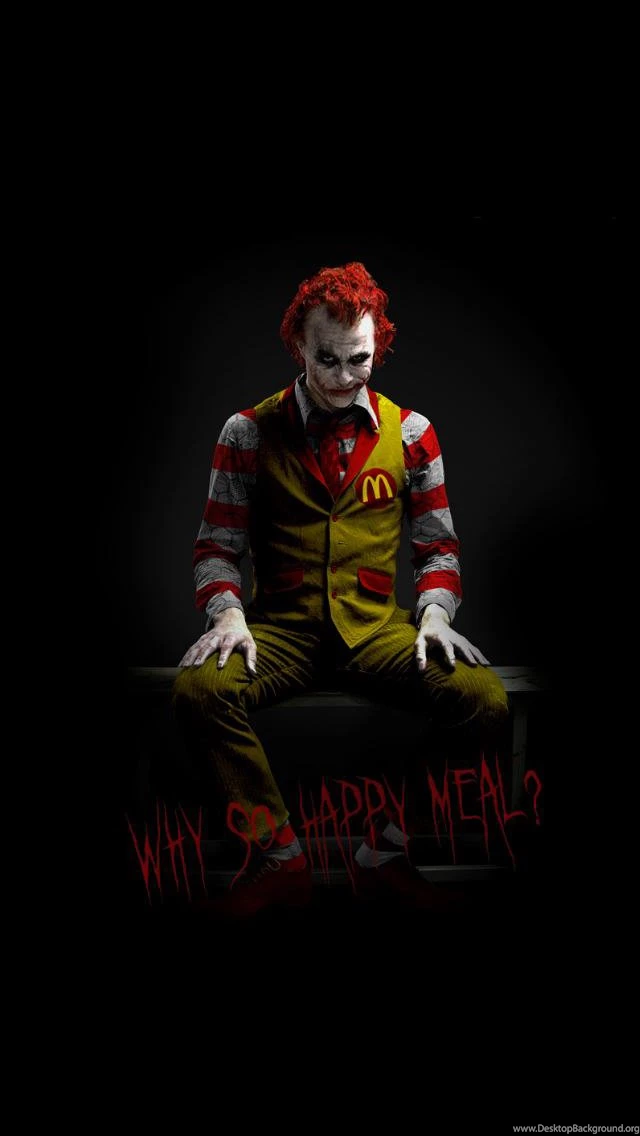 McDonalds Joker iPhone 5 Wallpapers (640x1136)