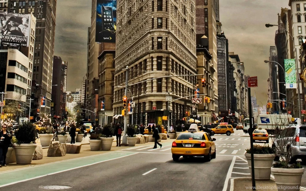 New York Street Desktop Backgrounds Wallpapers : City Wallpapers ...