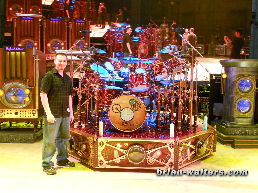 Brian Walters 3D Generalist RUSH Neil Peart Drumset Solo ...