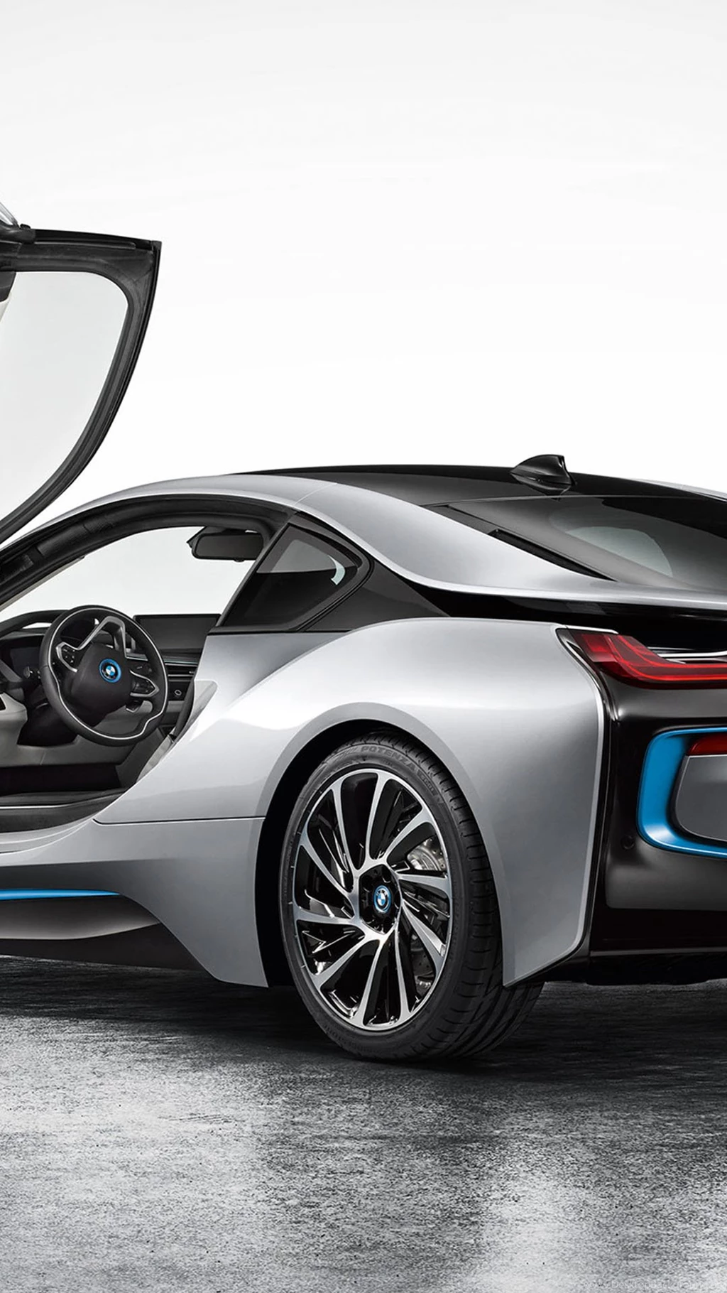 BMW I8 Back Silver iPhone 6 Plus HD Wallpapers / IPod Wallpapers HD ...
