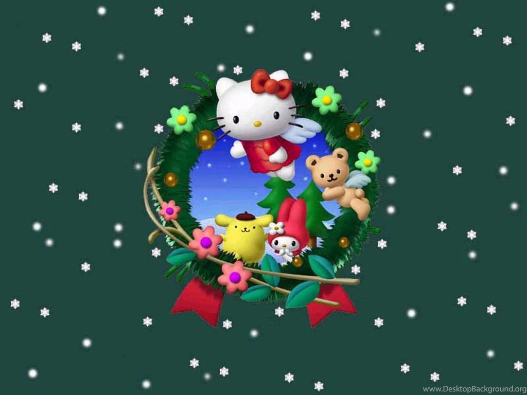 Hello Kitty Christmas Wallpapers In HD   2016