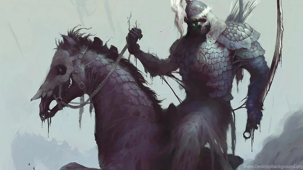 Fantasy Art Horses Knights Undead Wallpapers