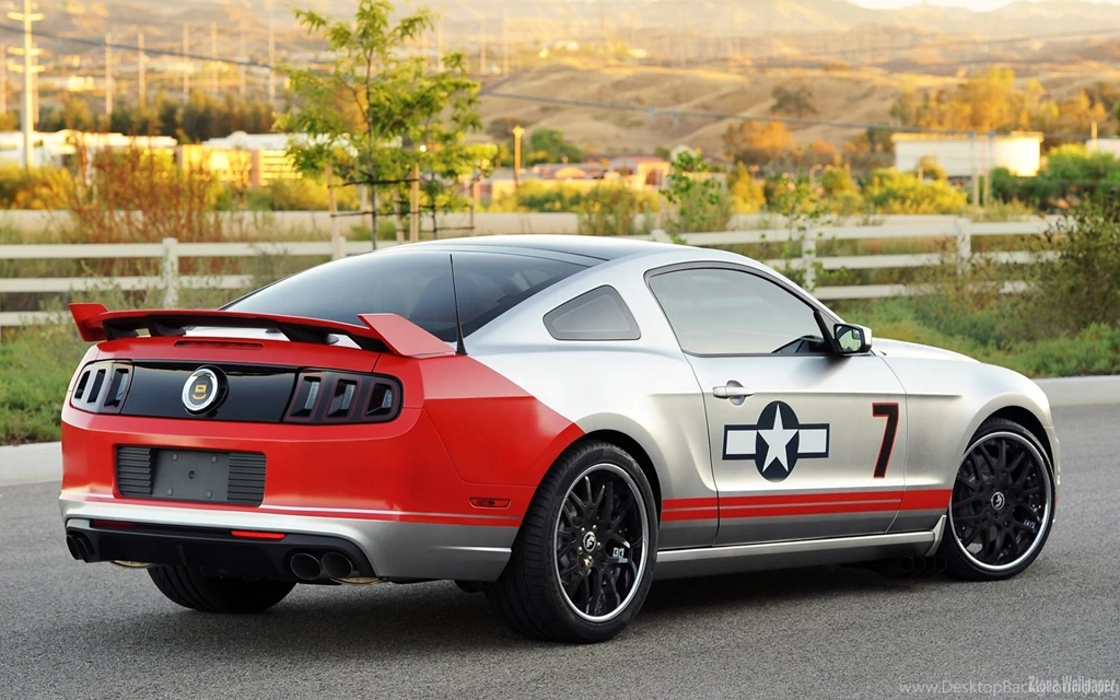 Ford Mustang Gt Red Tails Ford Mustang Gt Coupe Rear View Tuning ...