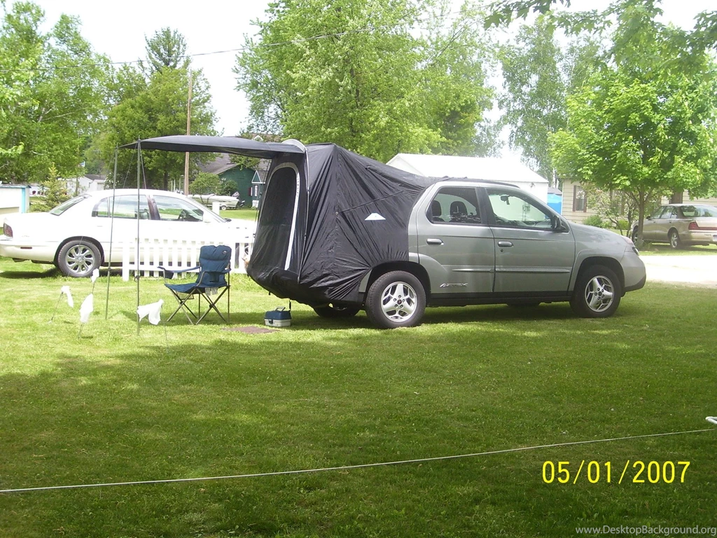 Pontiac Aztek Tent Inside Image