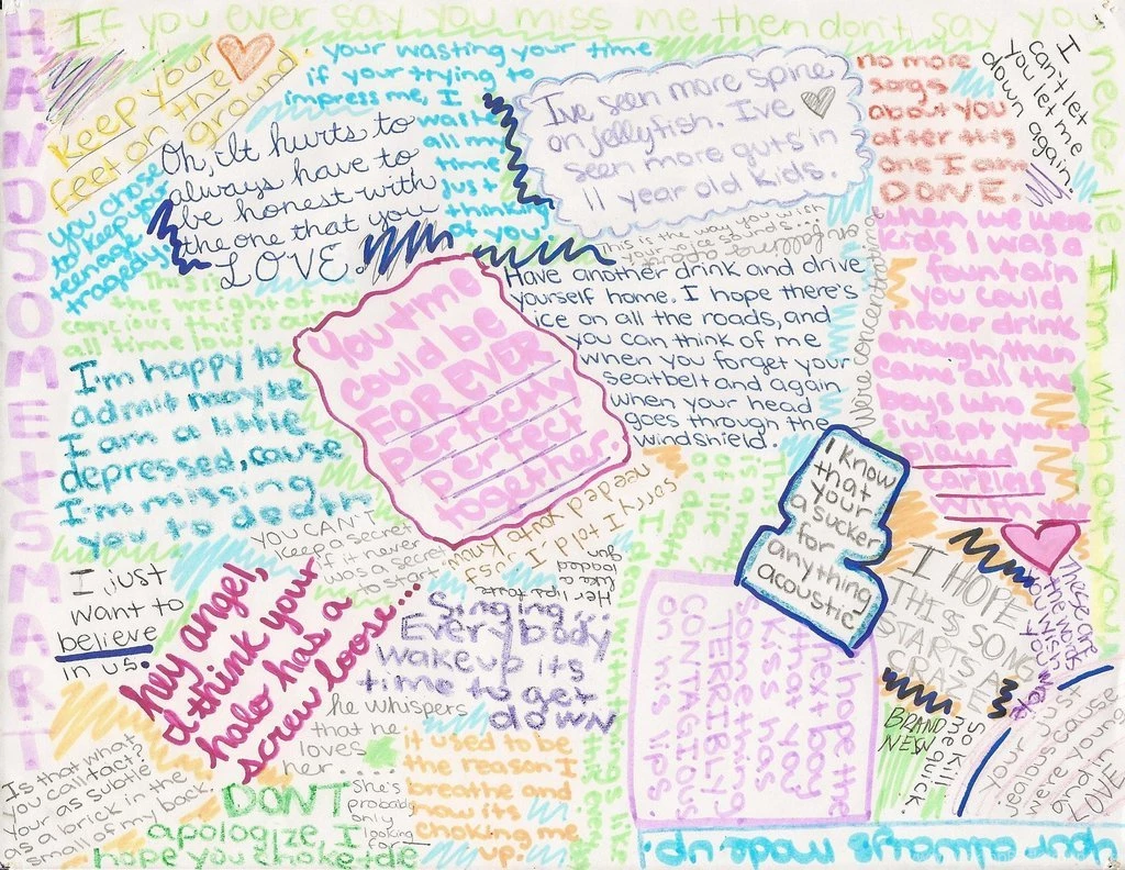 Written Brand New Band Lyrics By Lizlovespink On DeviantArt