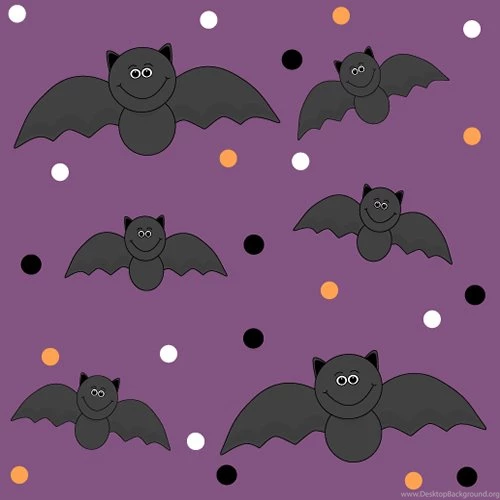 Black Halloween Bats Backgrounds