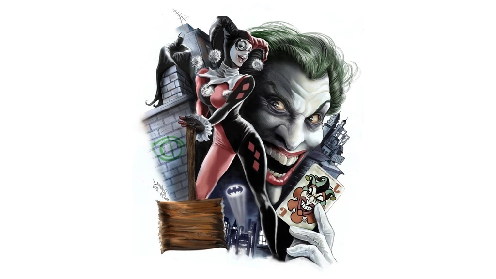 Harley Quinn, Batman, Joker, DC Comics, Digital Art Wallpapers HD ...