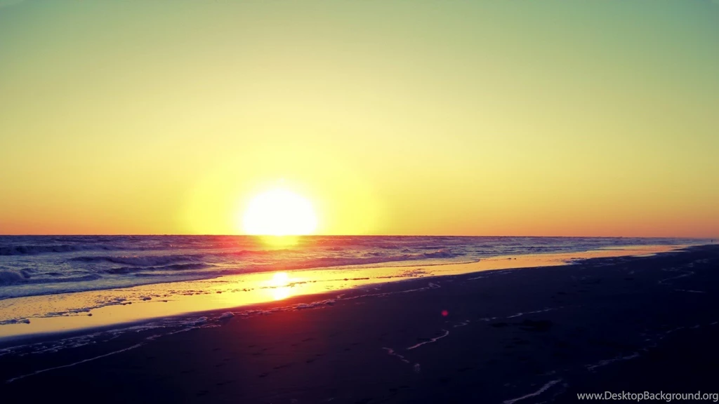Sunset On Beach Nexus Wallpapers