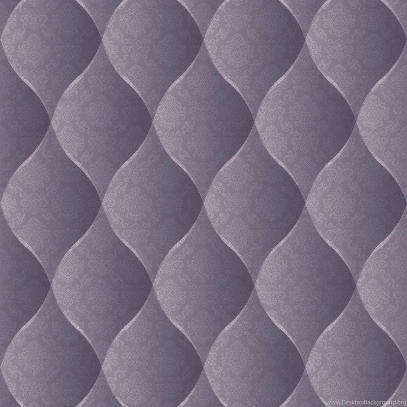 Muriva Damask Padded Effect Wallpapers In Purple   J95806