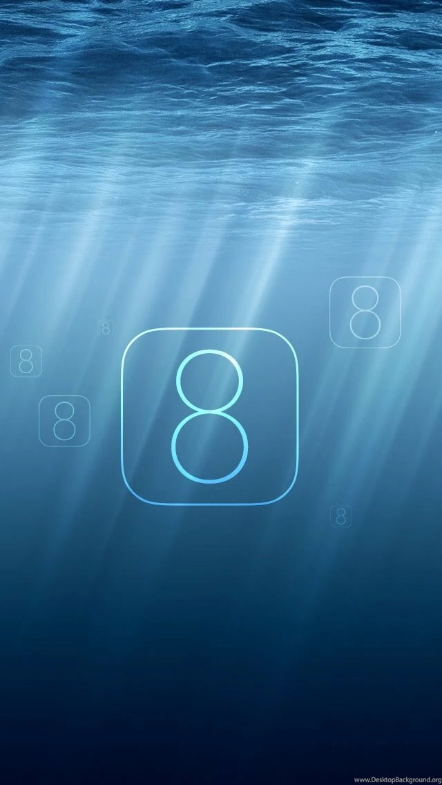 Ocean Sunlight IOS 8 iPhone 5s Wallpapers Download