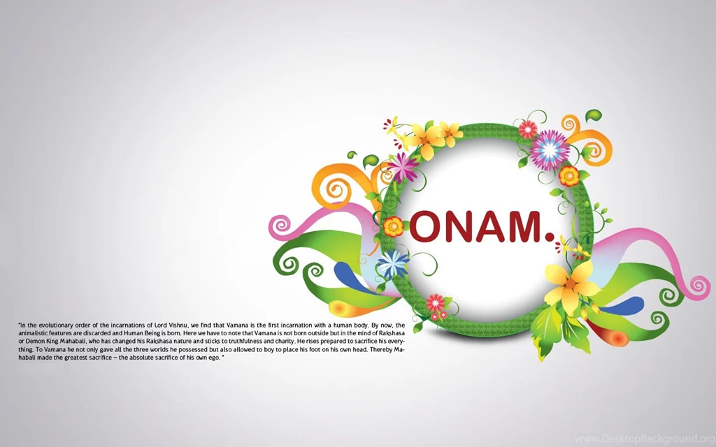 Happy Onam Greeting Wallpapers For Desktop