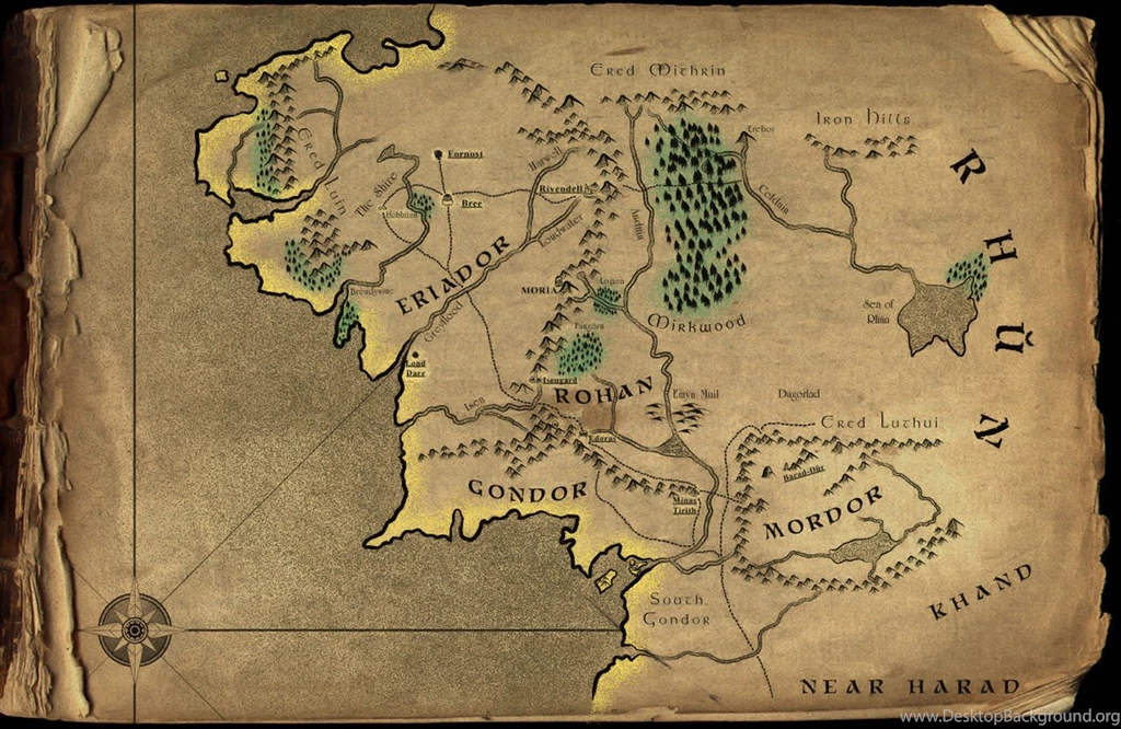 Middle Earth Full Map