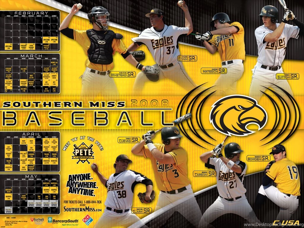 2008 Baseball Wallpapers Southern Miss Official Athletic Site Images, Photos, Reviews