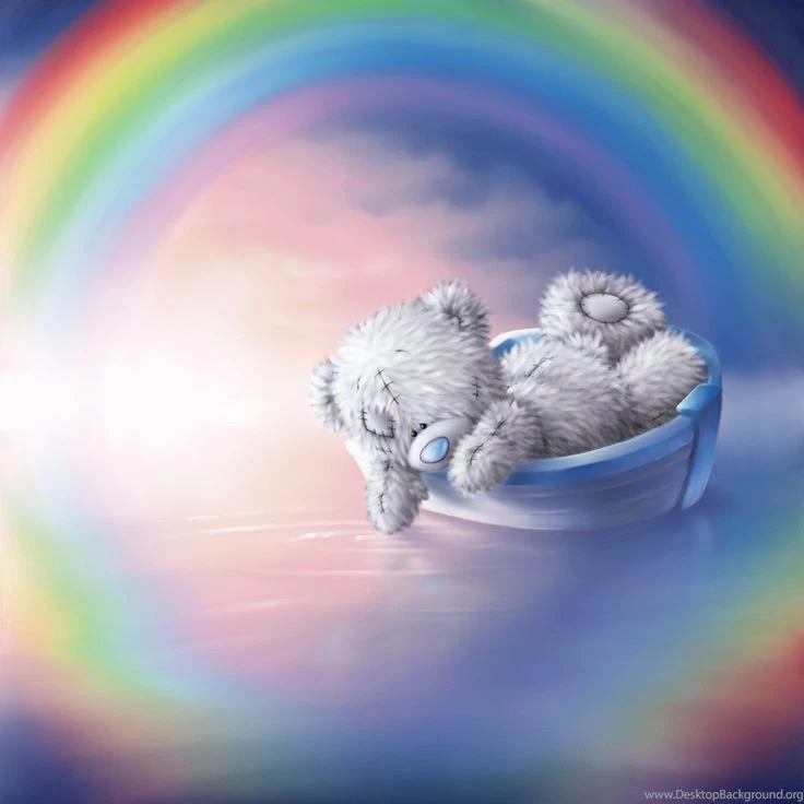 Tatty Teddy Rainbow Lake By ShaneMadeArt.deviantart.com
