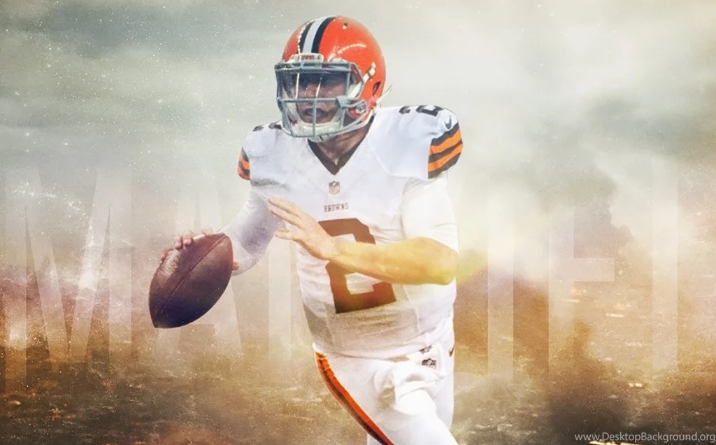 Johnny Manziel Is The Quarterback Of The Cleveland Browns. Drops ...