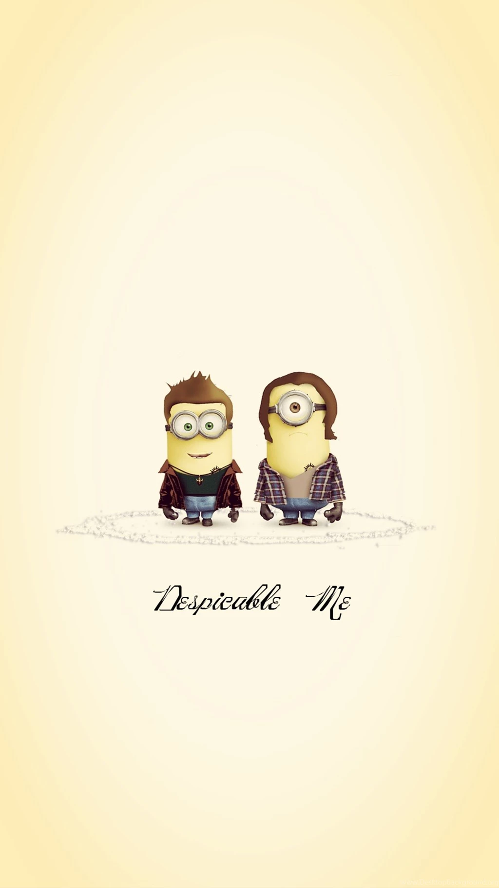 Funny Supernatural Minions Sam And Dean Iphone 6 Plus Wallpapers HD ...