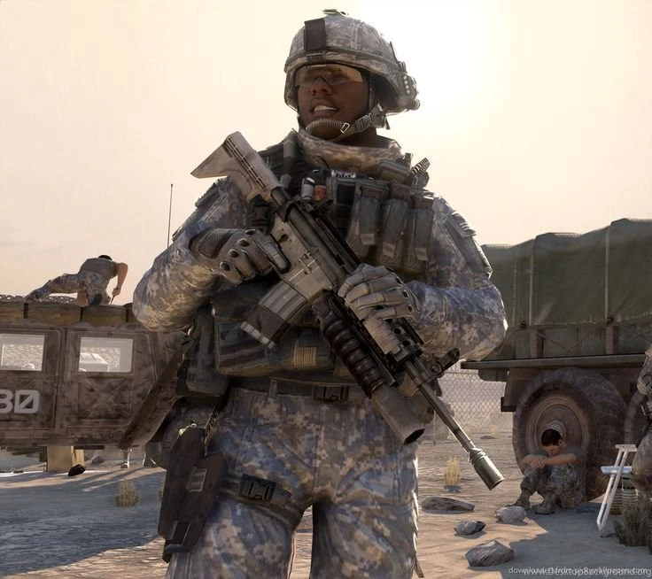 US Marine From MW2 (wallpaper.pickywallpapers.com, 2015)