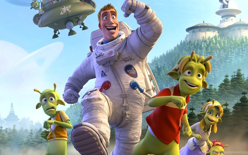 Cute Alien Cartoon Character HD Desktop Wallpapers Second Series ...