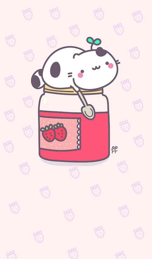 Background, Cat, Cute, Food, Jam, Kawaii, Kitty, Others, Spoon ...