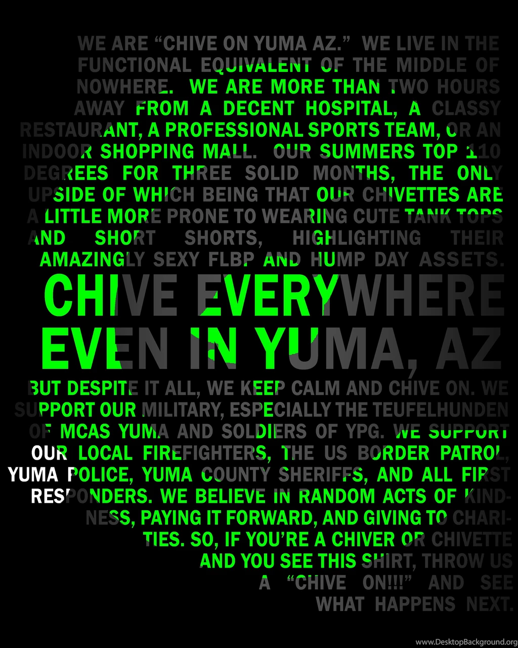 CHIVE ON YUMA AZ MENS SHIRT · ChiveOnYumaAZ · Online Store Powered ...