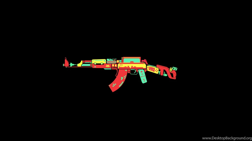 Video Games Weapons Rifles Black Backgrounds