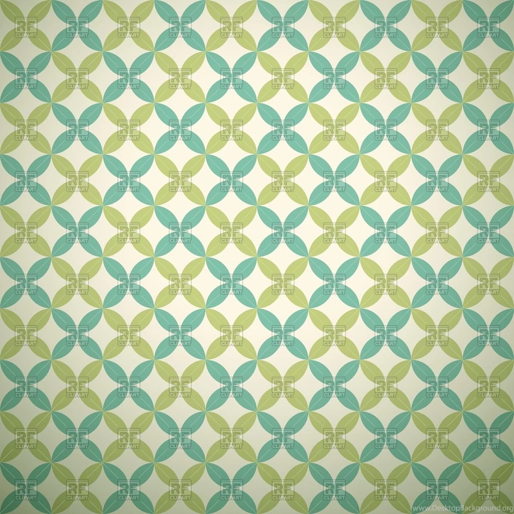 Green And Blue Pastel Wallpapers With Round Elements, 40649 ...