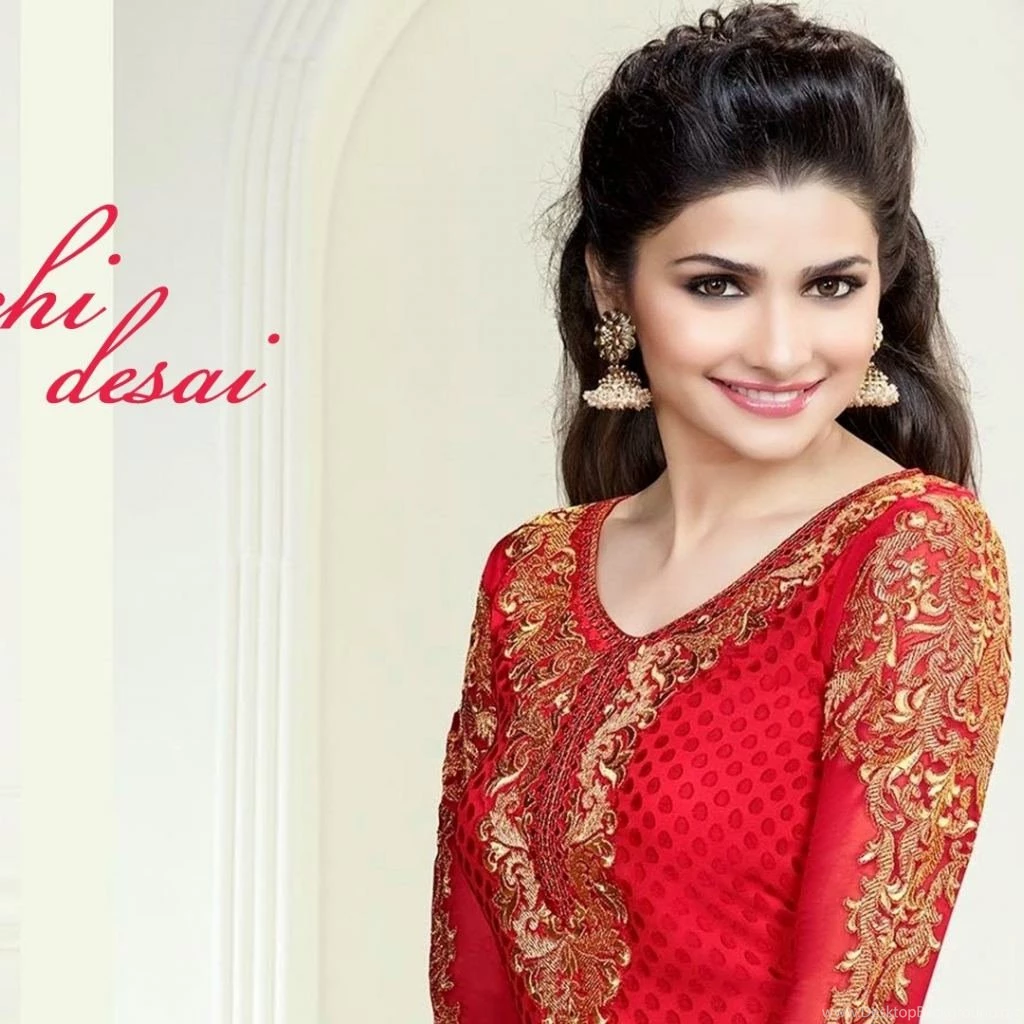 Prachi Desai In Red Dress Wallpapers Wallpapers