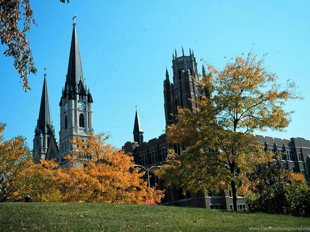 Marquette Hall In Fall Wallpapers And Backgrounds (1024 X 768 ...