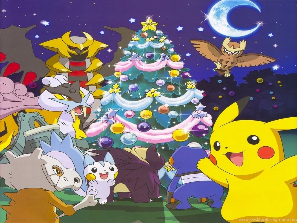 Image Pokemon Christmas Wallpaper Kawaii Christmas Wallpapers ...