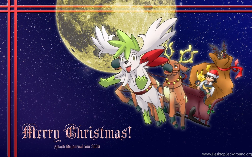 Pokemon Xmas 2008 Wallpapers By Splashgottaito On DeviantArt