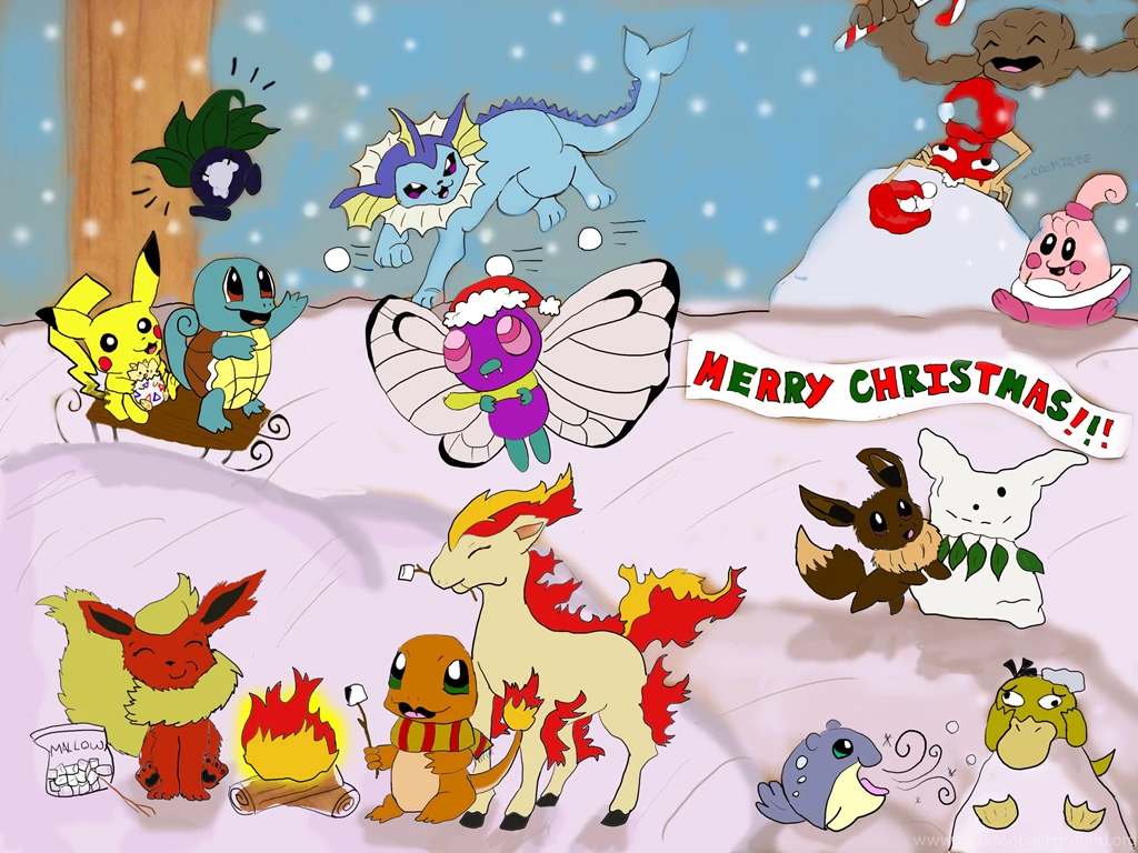 A Pokemon Christmas By Up The Wall On DeviantArt