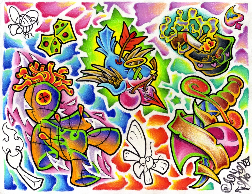 Tattoo Flash Wallpapers By Snekerone On DeviantArt