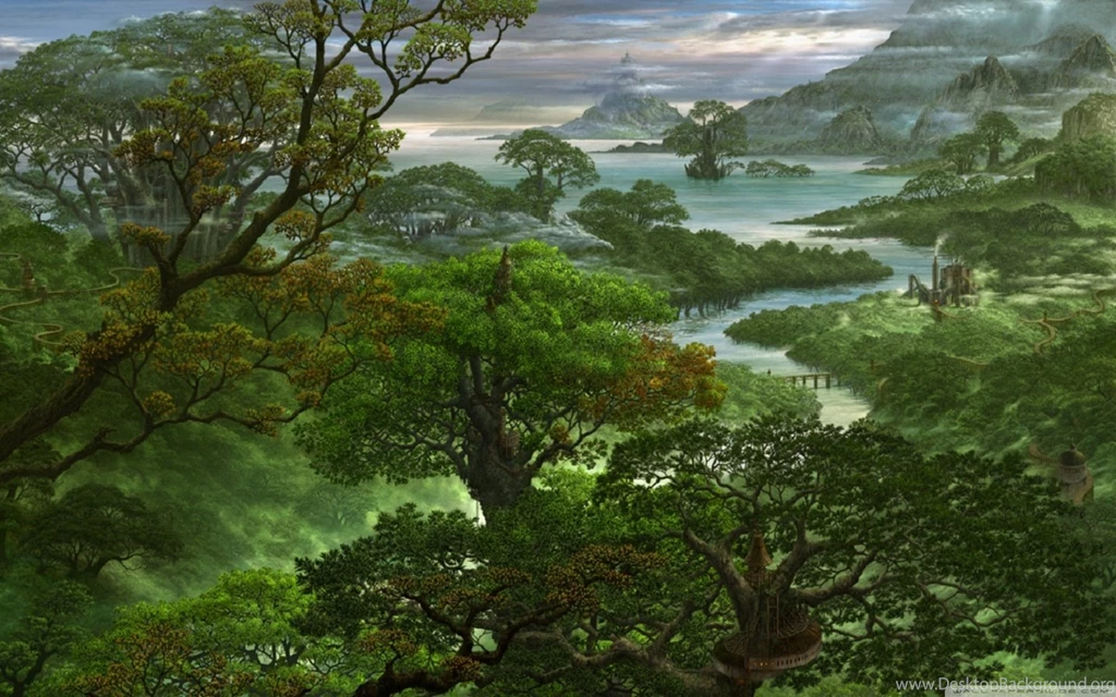 Fantasy Jungle HD Desktop Wallpapers : Widescreen : High Definition ...