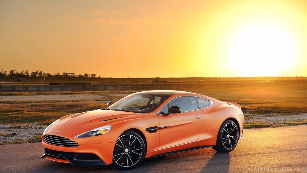Cars: Matte Orange Aston Martin Vanquish 2014 Full HD 1080p ...
